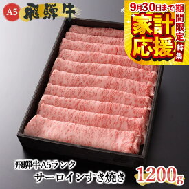 【ふるさと納税】期間限定 家計応援【最高級】 飛騨牛 A5ランク サーロインすき焼き 1200g 冷蔵 1.2kg 下呂温泉 おすすめ 牛肉 肉 和牛 人気 ブランド牛 肉ギフト 国産 贈答品 すき焼き用 バーベキュー ギフト 霜降り飛騨牛 70000円 7万円 岐阜県 下呂市