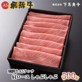 【ふるさと納税】【最高級 A5】 飛騨牛 肩ロース しゃぶしゃぶ 500g 冷蔵 牛肉 下呂温泉 肉 和牛 霜降り 牛しゃぶ ブランド牛 肉ギフト 国産 贈答 しゃぶしゃぶ用 しゃぶしゃぶ肉 ギフト 30000円 下呂市