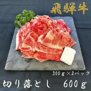 【ふるさと納税】飛騨牛切り落とし300g×2パック【配送不可地域:離島】【1507965】