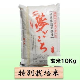 【ふるさと納税】【令和7年産】特別栽培米 10kg【玄米】（夢ごこち）　お届け：2025年10月下旬～2026年8月下旬まで