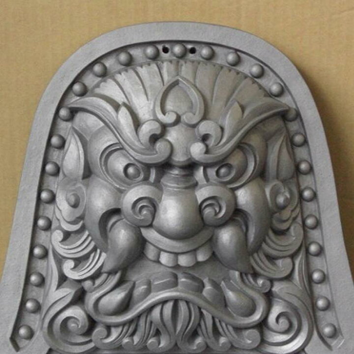 楽天市場】【ふるさと納税】鬼瓦 尺 古代鬼面 装飾瓦 厄除け 魔除け 
