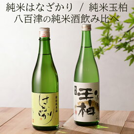 【ふるさと納税】 日本酒 純米酒 酒 お酒 飲み比べ セット 玉柏 はなざかり 送料無料 y2-96