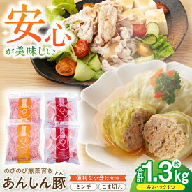 【ふるさと納税】 あんしん豚 バラ凍結 ミンチ＆小間セット 豚肉 小分け 国産 白川町 / 藤井ファーム[AWAF006] 小分け 小分けパック ミンチ ぶたこま 豚小間切れ せっと 安心 安心豚 おいしい 美味しい セット 冷凍 リピート 味付き 簡単 料理 チャック
