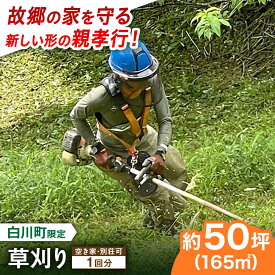 【ふるさと納税】【実家サポート】 草刈り 1回 白川町 / 一般社団法人白川町シルバー人材センター 実家見守り 代行サービス 代行 草刈り[AWCA001]