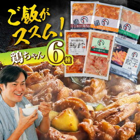 【ふるさと納税】【お中元対象】黒川の鶏ちゃん 食べ比べセット 6種 鶏肉 味噌 醤油 下味 餃子 白川町 / 旨々工房黒川[AWBF002]