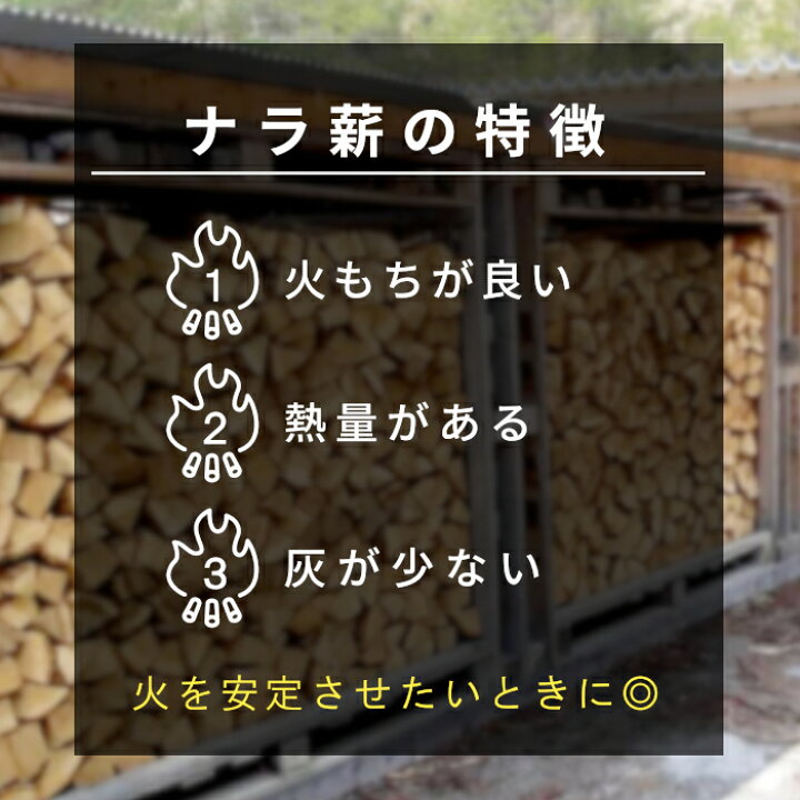 楽天市場】【ふるさと納税】大容量！ なら薪 中～大割 約200kg ( 約 