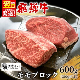 【ふるさと納税】 飛騨牛 モモブロック ローストビーフ 600g 300g×2 牛肉 和牛 肉 焼肉 ステーキ 赤身 赤身肉 牛 鉄板焼き お祝い 贈答 ギフト 贈り物 ふるさと納税 東白川村 岐阜 贅沢 モモ もも肉 養老ミート 23000円 楽天スーパーセール 最速発送