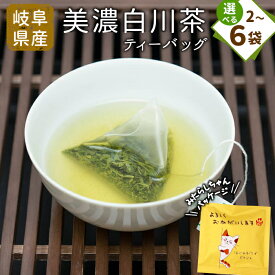 【ふるさと納税】ティーバッグ みたらしちゃん 2袋 3袋 6袋 お茶 茶 日本茶 緑茶 煎茶 岐阜県 東白川村 美濃白川茶 白川茶 お取り寄せ ふるさと メッセージ付き ギフト 贈り物 贈答 選べる お試し ティータイム 猫パッケージ メッセージ