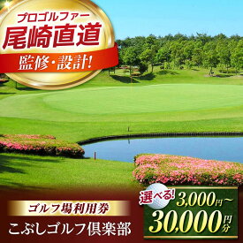 【ふるさと納税】こぶしゴルフ倶楽部 ゴルフ場 利用券 3千～3万円分 選べる プレー券 尾崎直道 プロ設計 名古屋から60分 岐阜県 御嵩町 [AVAO005]