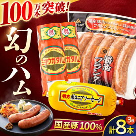 【ふるさと納税】明方ハム詰め合わせ Bセット / 明方 ハム 厚切り ボロニアソーセージ ハムステーキ 朝食 フランクフルト ウインナー BBQ ソーセージ フランク 箱入り ギフト / 岐阜県 御嵩町 / めぐみの農業協同組合 [AVBA002]