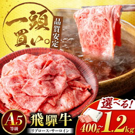 【ふるさと納税】【お中元ギフト】＜容量が選べる！＞飛騨牛サーロイン・リブロース すき焼きしゃぶしゃぶ用肉 / すき焼き しゃぶしゃぶ 牛肉 お歳暮 / 岐阜県 御嵩町 / 馬力家[AVBO001]