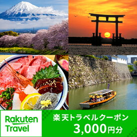 【ふるさと納税】静岡県の対象施設で使える楽天トラベルクーポン 寄付額10,000円（クーポン3,000円分）