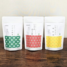 【ふるさと納税】静岡茶フレーバーティー詰め合わせ3Fセット 5000円 オススメお茶 　【飲料類・お茶・しょうが・バジル】