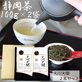 【ふるさと納税】静岡市【静岡茶】 大川大間 100g2袋セット 本山茶□
