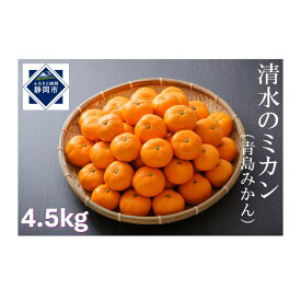 【ふるさと納税】【2027年1月中旬より順次発送】甘さと酸味がマッチした清水のミカン（青島みかん）4.5kg【配送不可：離島】◆ | 果物類・柑橘類・フルーツ・みかん 食品 果物 くだもの 青島 柑橘類 フルーツ