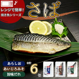 【ふるさと納税】＜潮宝食品＞さばソフト干物全3種類6切入りギフトセット 【配達不可：離島】 | 静岡市 サバ 鯖 さば 干物 醤油味 塩味 味噌味 さばソフト セット おかず 加工食品 魚 人気 おすすめ 送料無料