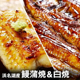 【ふるさと納税】浜名湖産鰻蒲焼＆白焼　【魚貝類・魚貝類】