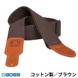 【ふるさと納税】【BOSS純正】布製ギターストラップ/5cm幅/ブラウン/BSC-20-BRN【配送不可:離島】 雑貨 日用品