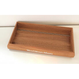 【ふるさと納税】モザイク入り木製トレイ（マホガニー） 工芸品 雑貨 日用品