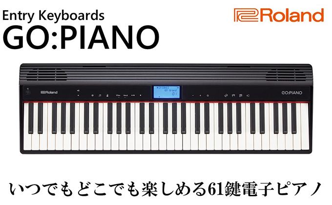 楽天市場】【ふるさと納税】電子ピアノ Roland 61鍵盤 ピアノ GO:PIANO