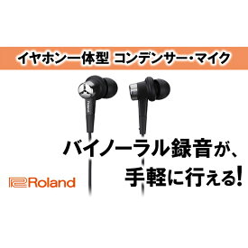 【ふるさと納税】【Roland】バイノーラルイヤホンマイク/CS-10EM【配送不可：離島】　【雑貨・日用品・イヤホンマイク・ローランド・バイノーラル録音】