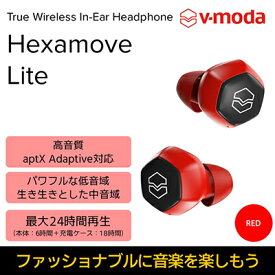 【ふるさと納税】【V-MODA】完全ワイヤレスイヤホン Hexamove-Lite　RD【配送不可：離島】　【オーディオ・携帯機器・携帯アクセサリー】