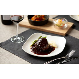 【ふるさと納税】フレンチレストランのシェフ監修 牛100％粗挽きハンバーグセット【配送不可：離島】 お肉 惣菜 野菜加工品