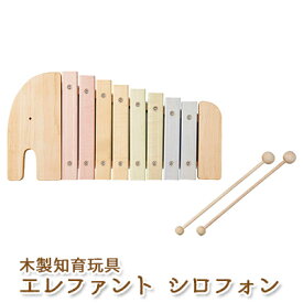 【ふるさと納税】エドインター エレファントシロフォン 日本産 知育玩具 木製玩具 おもちゃ