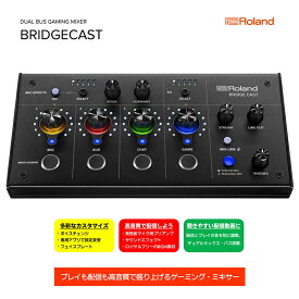 【ふるさと納税】【Roland】本格ゲーミングミキサー/BRIDGECAST(ブラック)【配送不可：離島】 雑貨 日用品