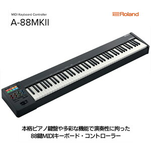 yӂ邳Ɣ[ŁzyRolandz88MIDIL[{[hRg[[/A-88MKIIyzsFz y sAm  vtFbVi f USB-C ڑ
