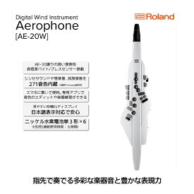 【ふるさと納税】【Roland】電子管楽器/Aerophone AE-20W(パールホワイト)【配送不可：離島】 雑貨 日用品