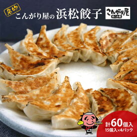 【ふるさと納税】こんがり屋の浜松餃子60個入り はままつ 中華料理 静岡 名物【配送不可：離島】