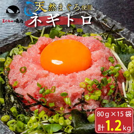 【ふるさと納税】天然まぐろ ネギトロ 1.2kg (80g×15袋) セット 詰め合わせ ねぎとろ 天然 まぐろ 鮪 マグロ 魚 魚介 魚介類 高級 冷凍ネギトロ 冷凍 静岡 静岡県 浜松市
