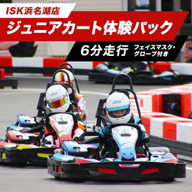 【ふるさと納税】「ジュニアカート体験パック6分走行　走行券（フェイスマスク、グローブ付）」 体験チケット 体験パック 利用券 非日常 体験 ゴーカート 安全 レクリエーション アクティビティ 静岡 浜松市