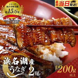 国産 うなぎ 累計15万尾 最短当日発送 蒲焼き 2尾 2...