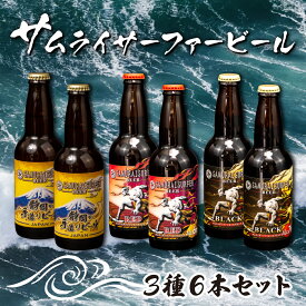 【ふるさと納税】 ビール 3種 6本 セット サムライサーファー 地ビール 瓶 贈物 贈答 晩酌