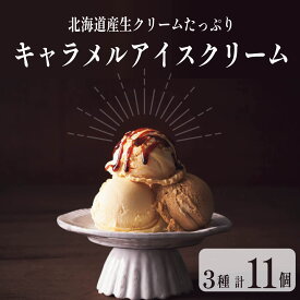 【ふるさと納税】 アイス アイスクリーム クリーム 北海道 国産 生クリーム バニラ キャラメル ビター 大人 生乳 牛乳 乳製品 卵 沼津市 サンオーネスト