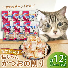 【ふるさと納税】 猫 エサ 無添加 減塩 かつお節 420g カツオ 鰹 小分け パック 調味料 たんぱく質 静岡県 沼津市