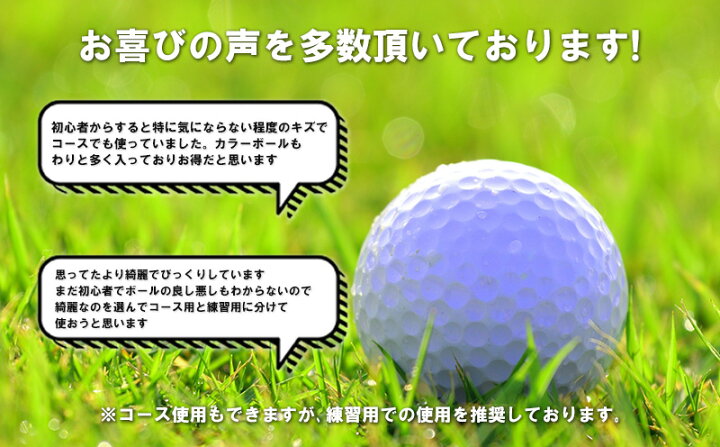 楽天市場 ふるさと納税 訳あり ゴルフ ボール 100 球 練習用 セット 中古 ロストボール カラー ホワイト イエロー ピンク オレンジ キャスコ タイトリスト スリクソン ブリヂストンゴルフ キャロウェイ ダンロップ ホンマ アウトドア スポーツ 静岡県沼津市