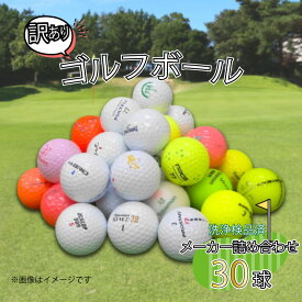 【ふるさと納税】 ゴルフ ボール 30球 セット 中古 ロストボール トブンダ 飛匠 ハイブリット ツアースペシャル レイグランデ イグニオ 訳あり WRランク 詰め合わせ ゴルフボール 6000円 10000円以下 1万円以下