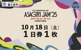 【ふるさと納税】【1日券1枚】It's a beautiful day 朝霧JAM’25 10/18(土) [AJ02]　音楽 フェス イベント 朝霧JAM ふもとっぱら 送料無料 静岡県 富士宮市