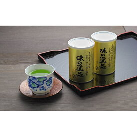 【ふるさと納税】深むし茶味の逸品 100g×2缶 お茶 緑茶 深蒸し茶