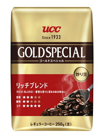 【ふるさと納税】UCC 炒り豆ゴールドスペシャル リッチブレンドAP 250g×6 1691