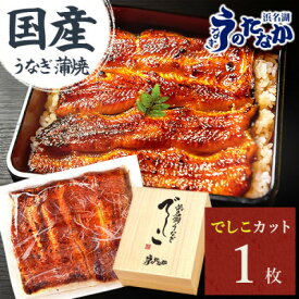 【ふるさと納税】浜名湖養鰻125年の最高傑作「でしこ」!浜名湖・うなぎのたなかの国産カット蒲焼1枚※合計110g程度【配送不可地域：離島】【1664258】