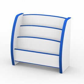 【ふるさと納税】知育家具シリーズ　えほんたて　65cm幅(ブルー)　PS-65MB【1415100】