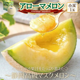 【ふるさと納税】【玉数選べる】アローマメロン(小玉)【1玉 /2玉】_ メロン 果物 くだもの フルーツ アローマメロン マスクメロン 人気 おすすめ 送料無料 贈答 ギフト 小玉 【配送不可地域：離島・北海道・沖縄県】【G1447102】