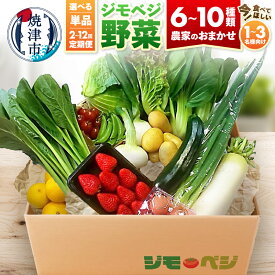【ふるさと納税】 野菜 セット 【選べる容量/お届け回数】 8〜10種類 6〜7種類 各種1キロ〜3キロ 1〜3名様向け ジモベジ おまかせ 旬 新鮮 農家 厳選 直送 定期便 焼津 a10-1232