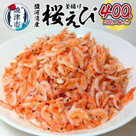 【ふるさと納税】 桜えび 駿河湾産 釜揚げ 100g×4パック 天然 冷凍 焼津 魚 a14-034