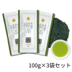 【ふるさと納税】最高級煎茶「東山」100g×3袋セット 2025年度産_ お茶 緑茶 茶葉 煎茶 おちゃ 茶 深蒸し 深蒸し茶 日本茶 100g×3袋 静岡県産 静岡県 掛川市 飲料 ドリンク ギフト プレゼント 送