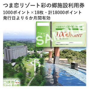 【ふるさと納税】つま恋リゾート彩の郷施設利用券 18000ポイント【配送不可地域:離島・沖縄県】【1676016】